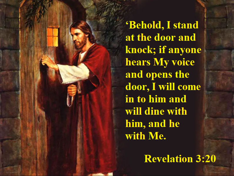 Jesus at you door