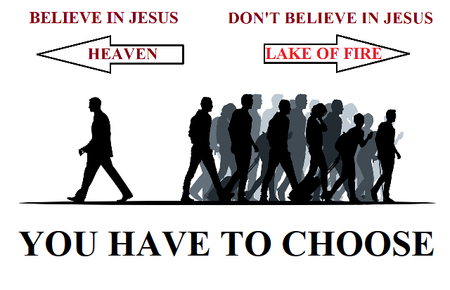 You have to make a choice.