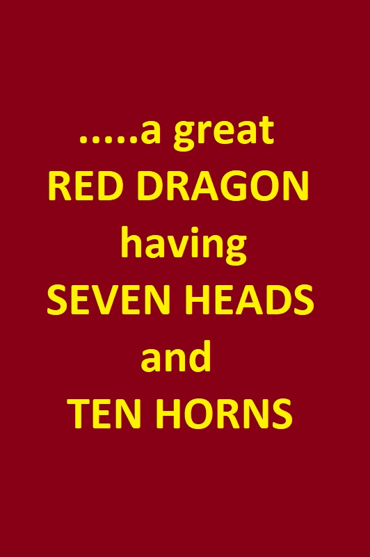 Red Dragon Revelation 12:3