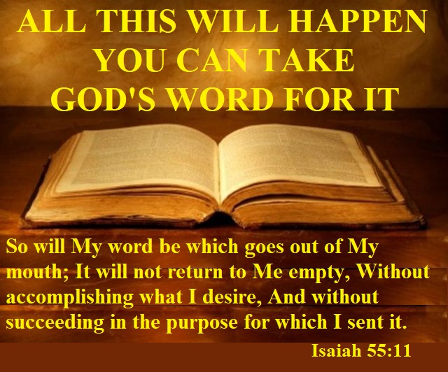 God's Word will come true.