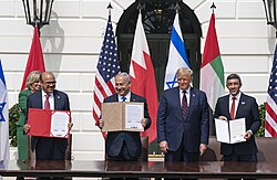 Signing of Abraham Accords 15-9-2020