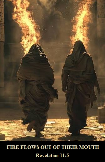 Two Witnesses with Fire from their mouth