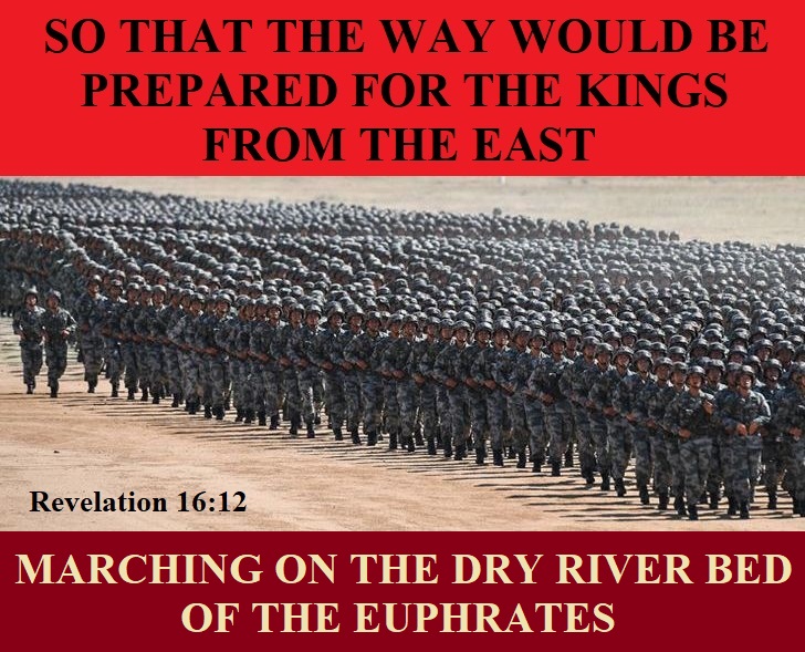 The army of the east have their way prepared Revelation 16:12